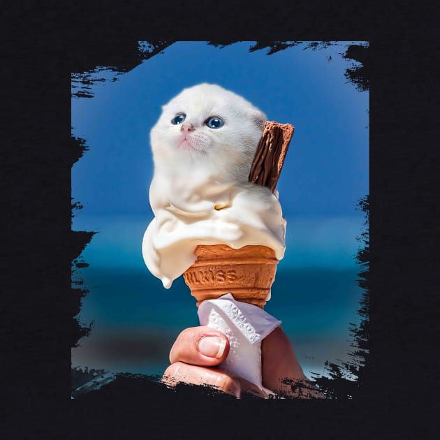 Ice-Cat Cat Ice Cream by Random Galaxy